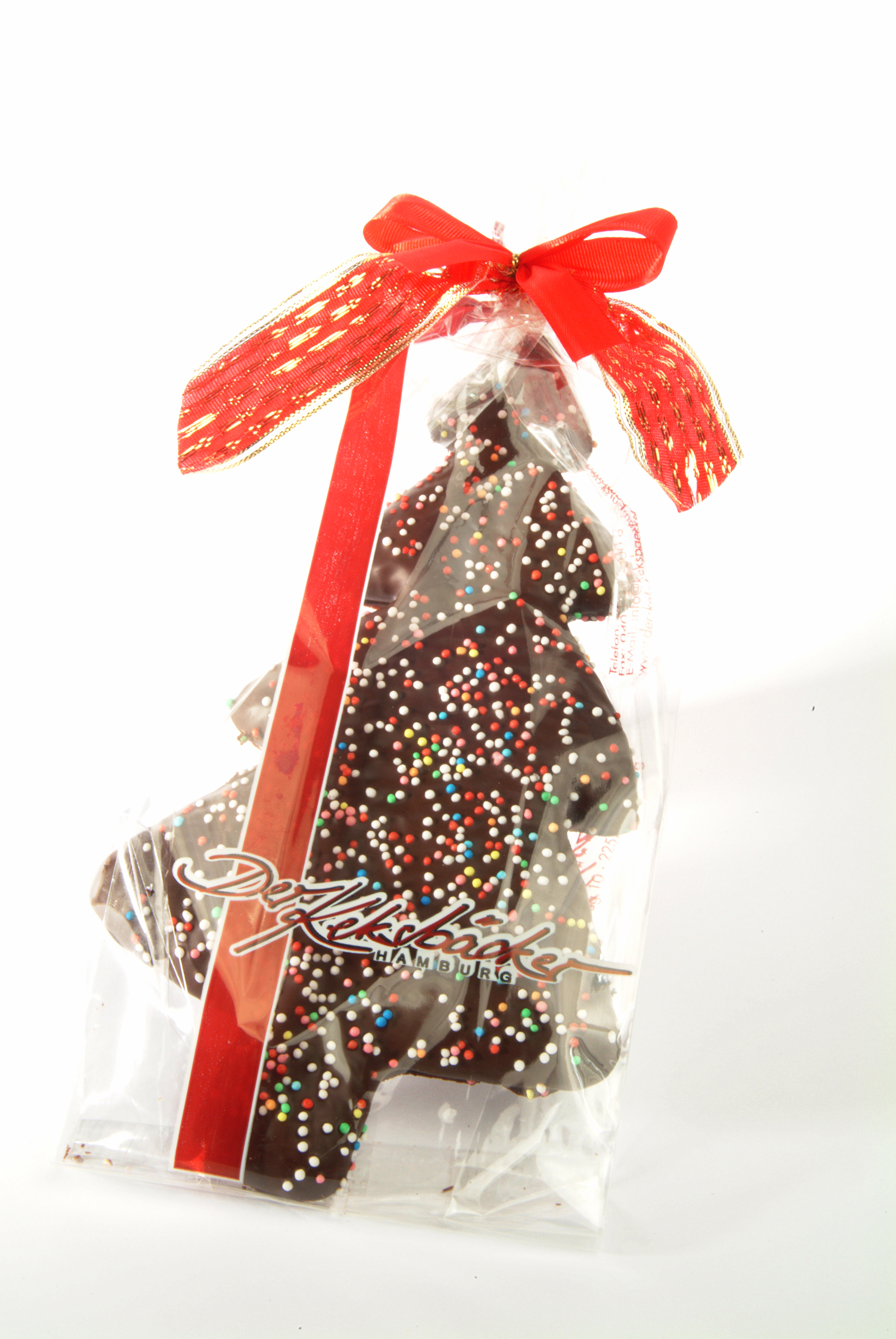 Tannenbaum aus Sahnelebkuchen mit Schoko - 1 Stück